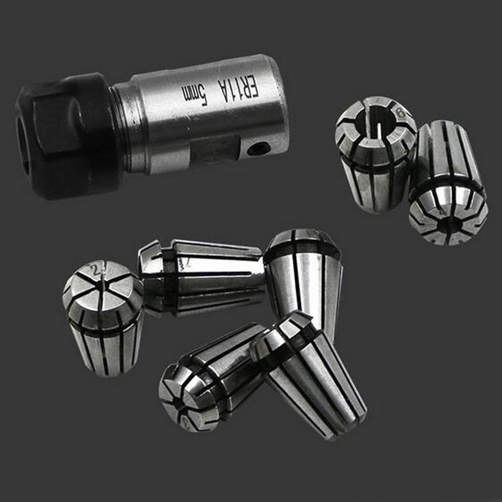 Woodworking Kits - ER11 Spring Collet Set Alloy Steel