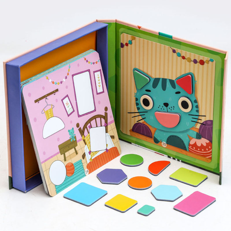 Woodworking Jigsaw - Materials Geometric Shape Matching Educational Toys