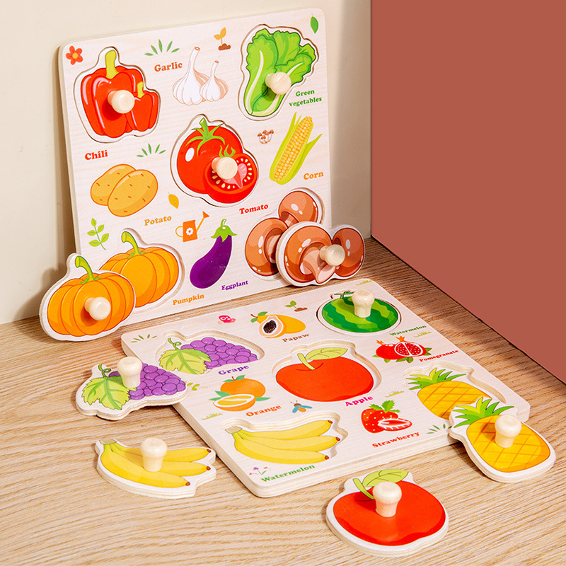 Montessori Wooden Puzzles Toys - Woodworking Jigsaw ulasan dan harga