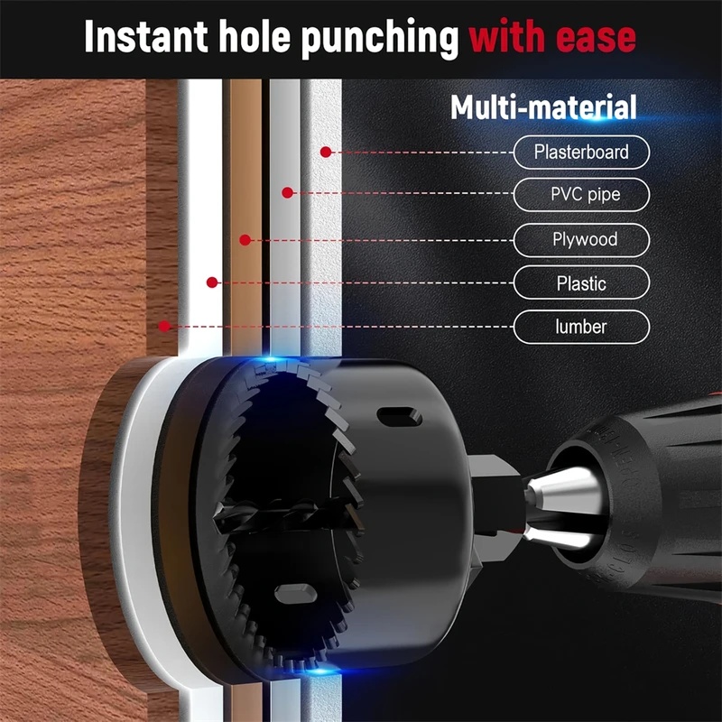 8pcs Woodworking Hole Saw Kit  - Woodworking Kits ulasan dan harga