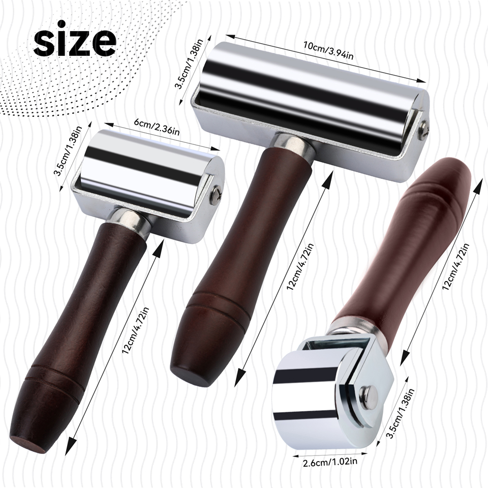 KRABALL Leather Press Edge Rol - Woodworking Tool Stores ulasan dan harga