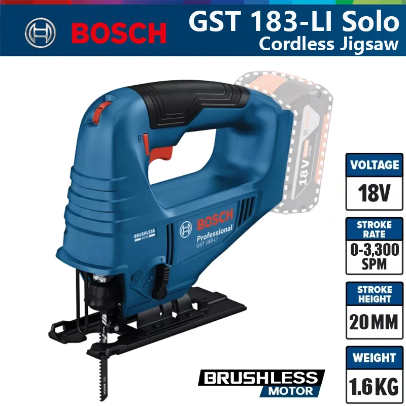 Bosch GST 183-LI Professional  - Woodworking Multi Tool ulasan dan harga