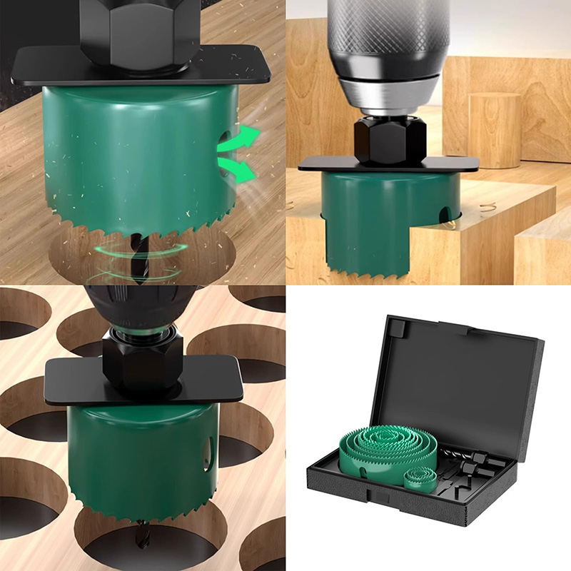 19/8/5PCS 19-127mm Hole Saw Cu - Woodworking Kits ulasan dan harga
