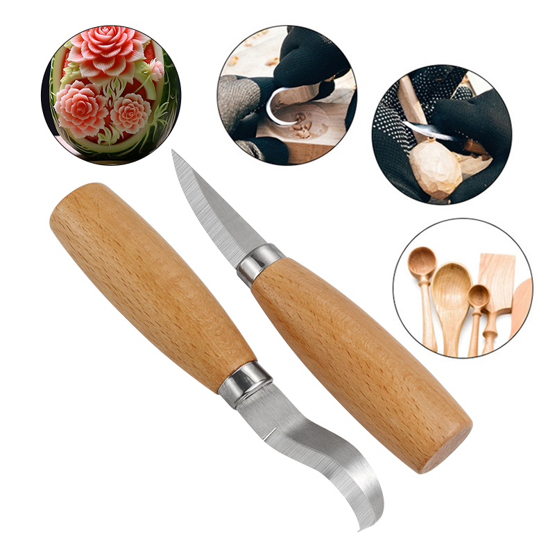 Stainless Iron Carving Knife B - Woodworking Hardware ulasan dan harga