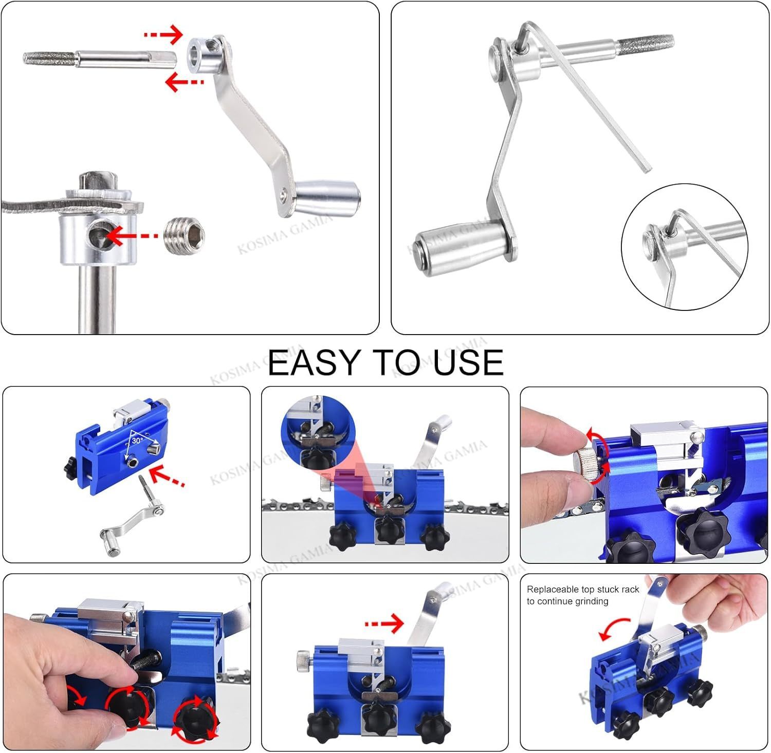 Portable Manual Chain Saw Blad - Woodworking Jigsaw ulasan dan harga