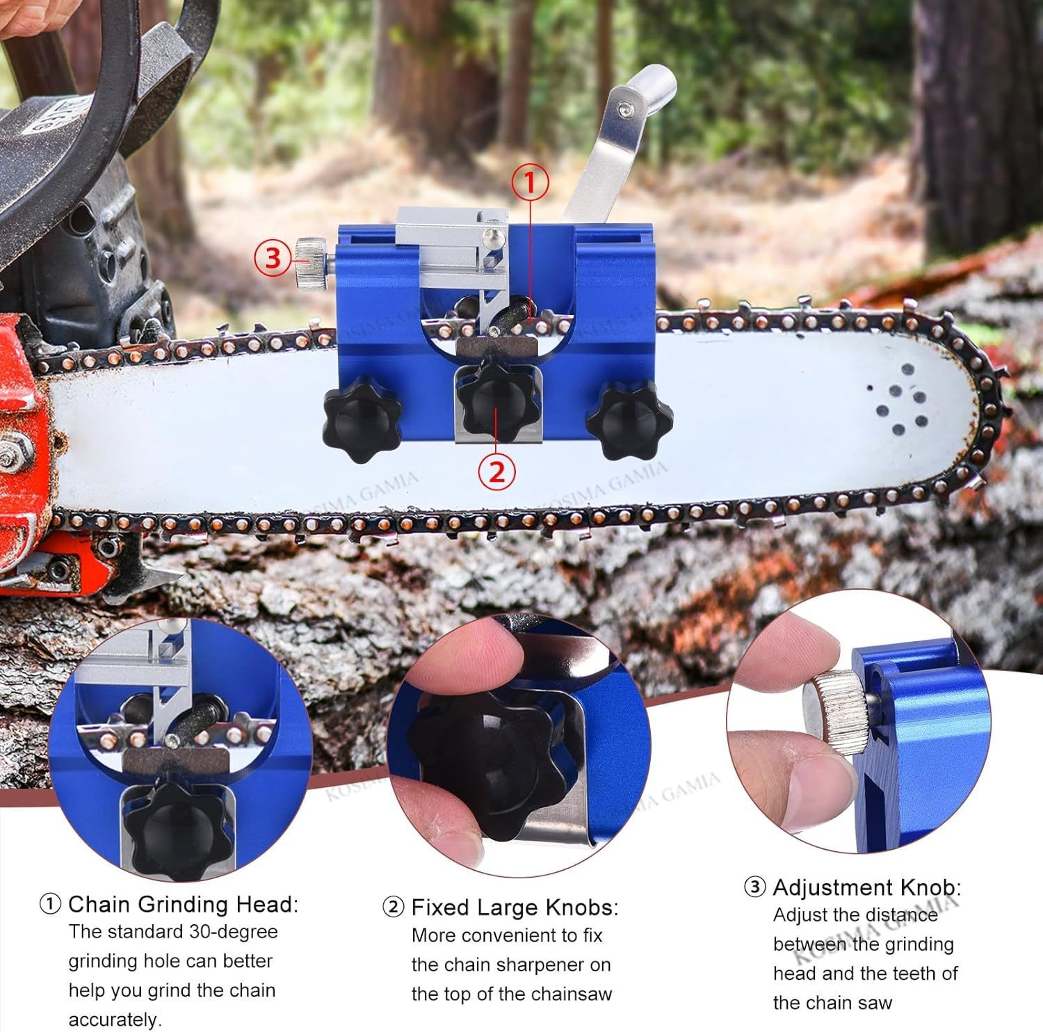 Portable Manual Chain Saw Blad - Woodworking Jigsaw ulasan dan harga
