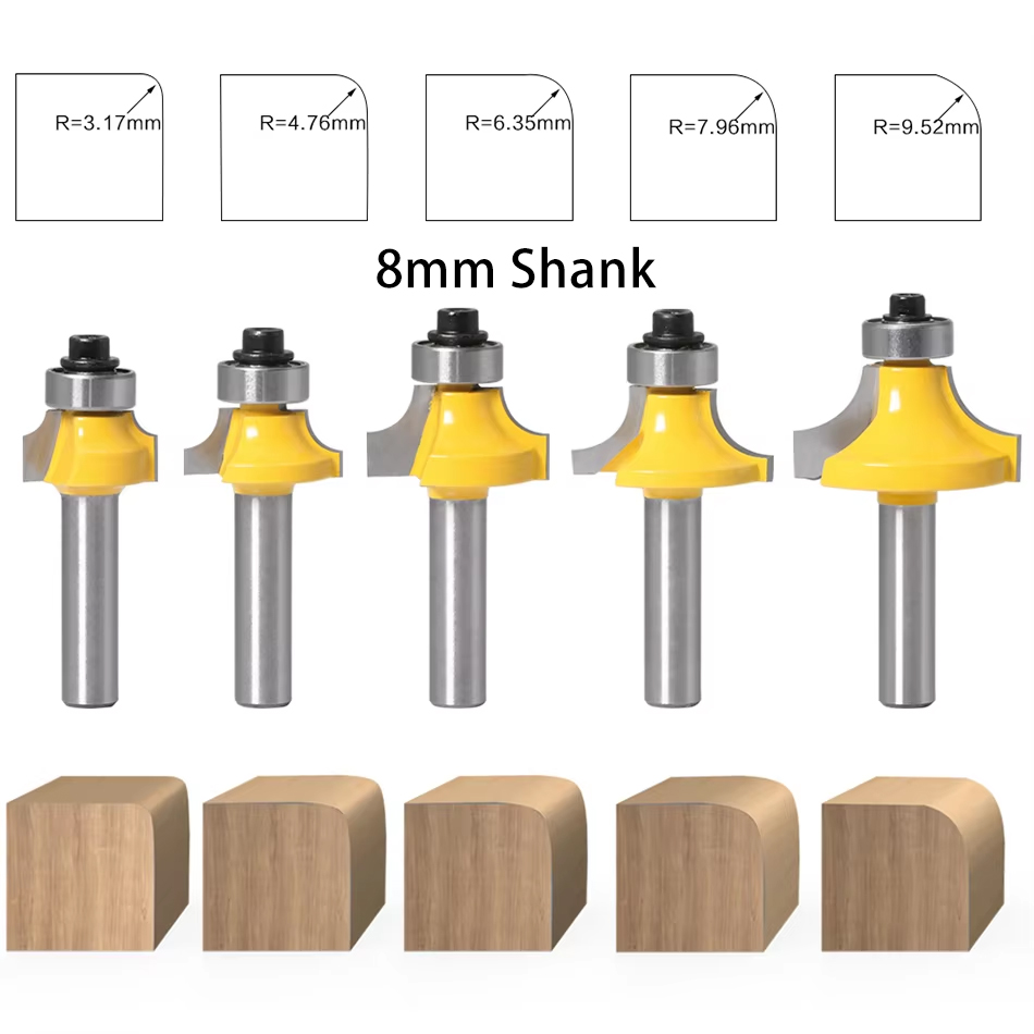 8mm Shank Round Corner Router  - Woodworking Nc ulasan dan harga
