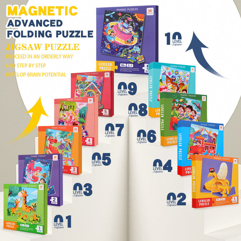 Kids Magnetic Wooden Puzzle Ca - Woodworking Jigsaw ulasan dan harga