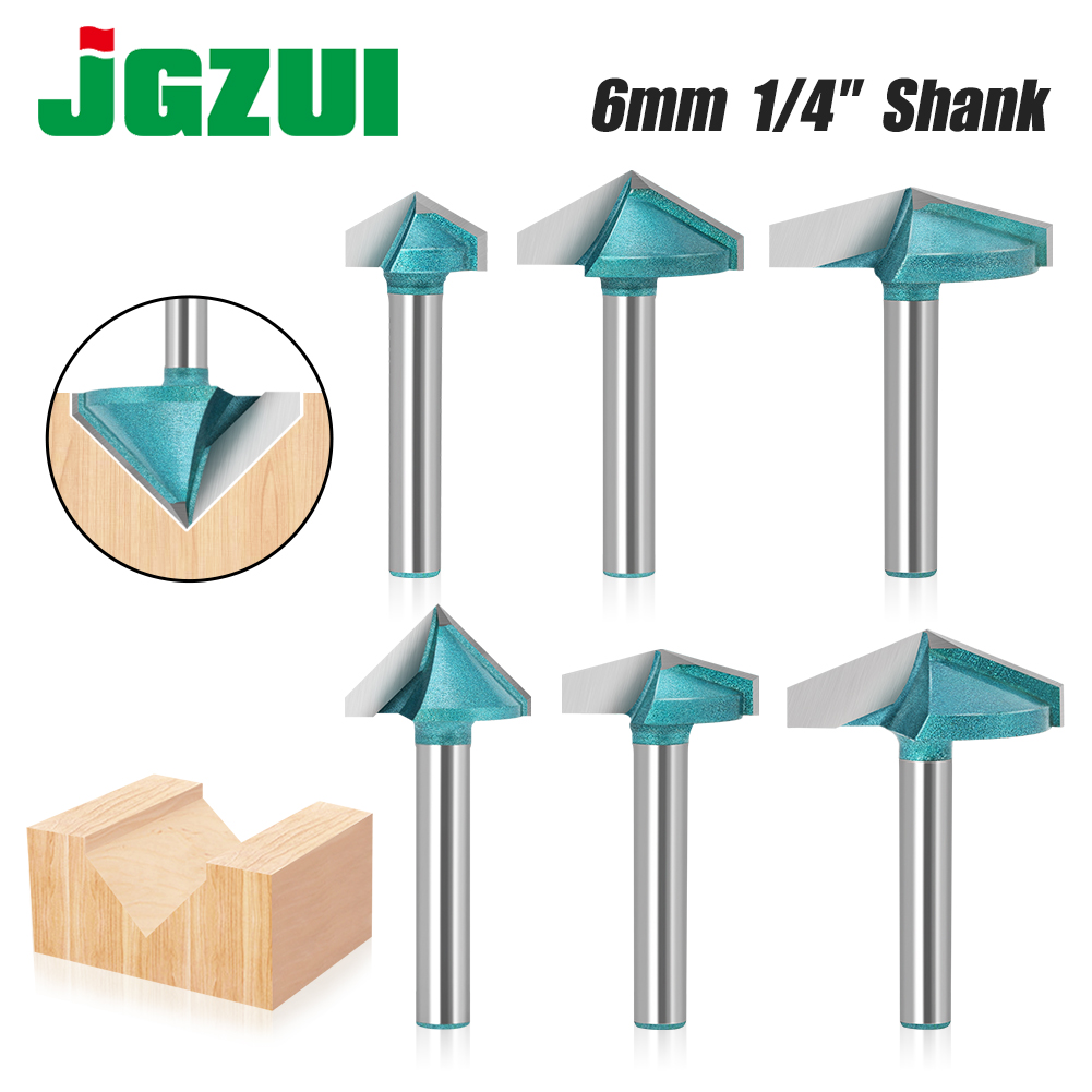 6mm V Bit CNC Solid Carbide En - Woodworking Nc ulasan dan harga