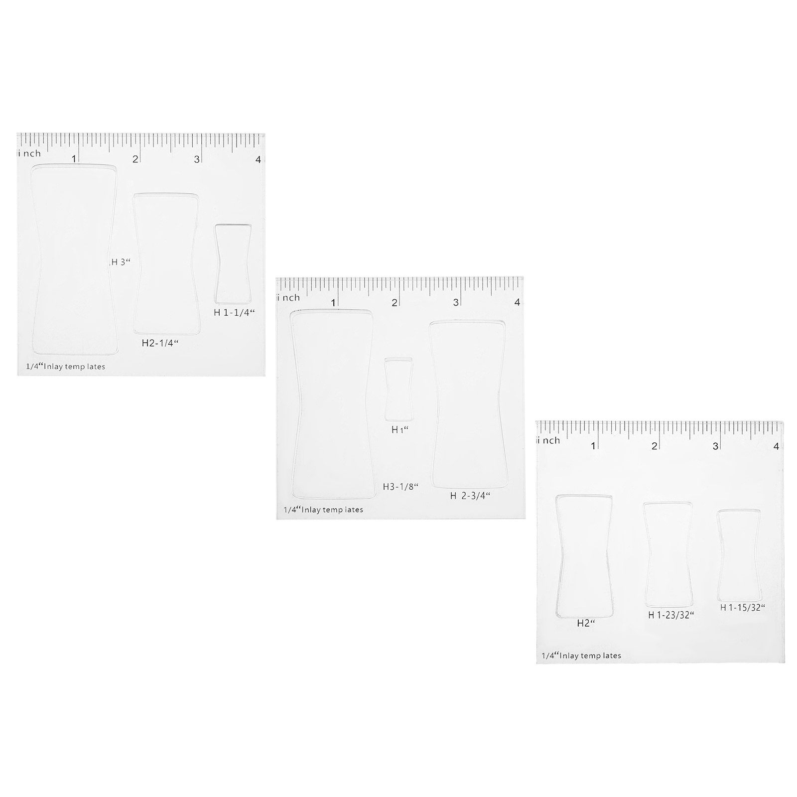 3Pcs Acrylic Router Inlay Temp - Woodworking Kits ulasan dan harga