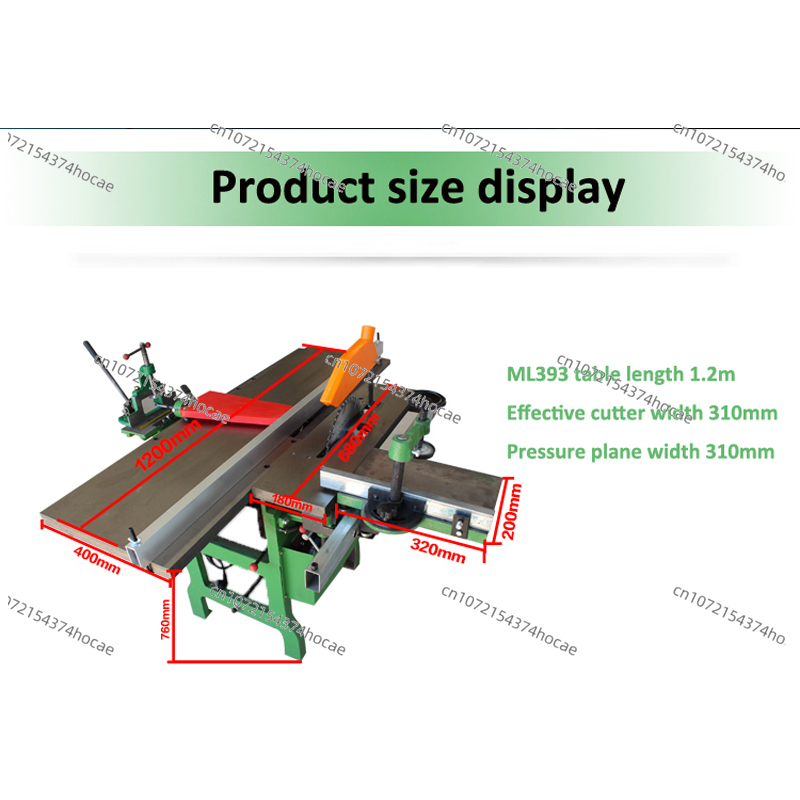 220V 4200r/min Max 310mm Plani - Woodworking Multi Tool ulasan dan harga